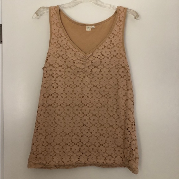 Anthropologie E by Eloise lace tank in excellent condition size L Elena Gilbert - Picture 2 of 5